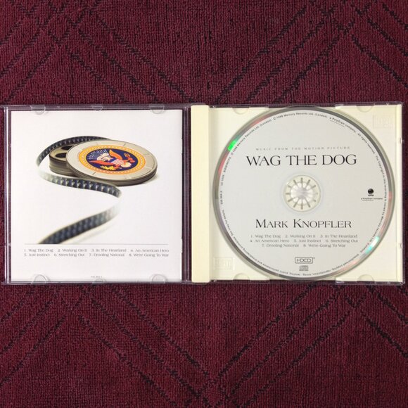 Wag The Dog - 1998 - Mark Knopfler - Music CD from the Motion Picture - Used - Picture 3 of 3